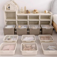 Large Capacity Baby Storage Cabinet for Babies, Multi-layer Classification, Toy Storage Rack