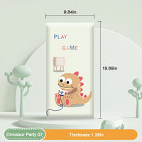 3D Anti-collision Wall Padding for Kids, Peel and Stick Upholstered Wall Panels, Playroom Decorative Protection Panel, Pack of 4, 6, 8