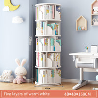 Children's rotating bookshelf