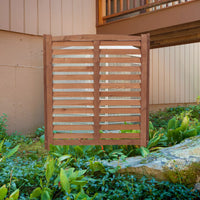Outdoor Air Conditioner Fence Screen, Outside Wood Privacy Fence