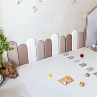 Wall Padding for Kids, Peel and Stick Headboard Upholstered Wall Panels, Wall Protection Pad for Tatami, Bedroom, Playroom, Nursery, Pack of 10 Panels