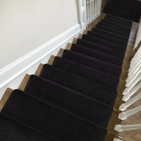 Bullnose Carpet Stair Treads | Ultra Plush Soft (Set of 15,14,7,2)