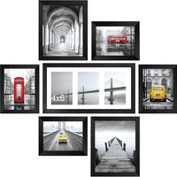 Picture Frames Collage Wall Decor, 10 Pack Gallery Wall Frame Set for Wall Mounting or Tabletop Display