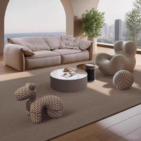 Single Sofa Chair, Minimalist Living Room Lazy Sofa Single Seat Creative Hydrangea Lounge Chair