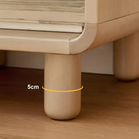 Nightstand Children's Nightstand Modern Simple Youth Wooden Shelving Cabinet Bedroom Bedside Storage Organizer Bedside Table