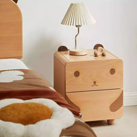 Cute Children's Nightstand - Wood - 2 Styles