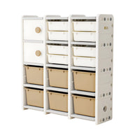 Classic Children's Toy Multi-layer Storage Rack, Baby Storage Cabinet Rack Storage Rack