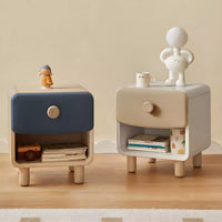 Nightstand Children's Nightstand Modern Simple Youth Wooden Shelving Cabinet Bedroom Bedside Storage Organizer Bedside Table