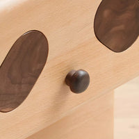 Nightstand Wooden Bedside Table Bedroom Children's Storage Cabinet Small Household Household Bedside Shelves Bedside Table Side Tables