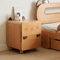 Cute Children's Nightstand - Wood - 2 Styles