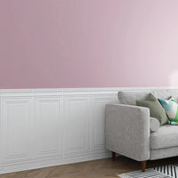 Peel and Stick Wallaper, Wallpaper Self-adhesive 3D Baseboard Wall Sticker, Waterproof and Anti-collision Wall Sticker