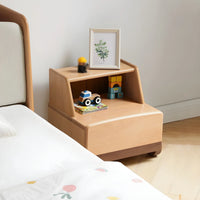Wooden Children's Bedside Table Modern Simple Bedroom Storage Cabinet Home Cartoon Car Bedside Cabinet