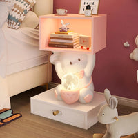 Modern Kids Nightstands with Drawers Wood Build