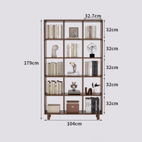 Solid Wood Bookshelf Lattice Cabinet, Multi-Layer Free Combination Shelf Storage Display Rack for Living Room, Free Combination Bookcase