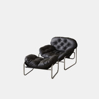 Single Sofa Chair Minimalist Light Luxury Cream Style Leisure Chair Living Room Vintage Bauhaus Style Retro Chair