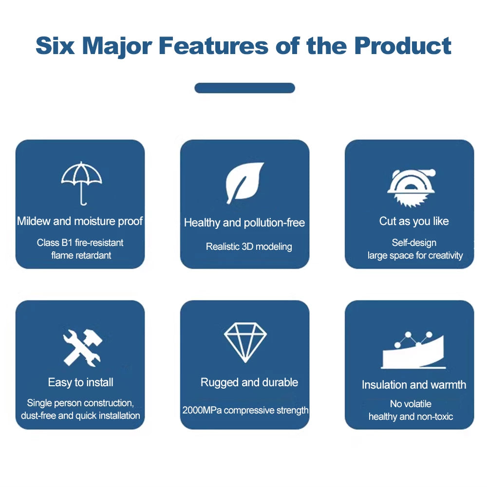 PU Mushroom Stone Cultural Stone Panel 3D PU Panel Gold