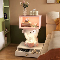 Modern Kids Nightstands with Drawers Wood Build