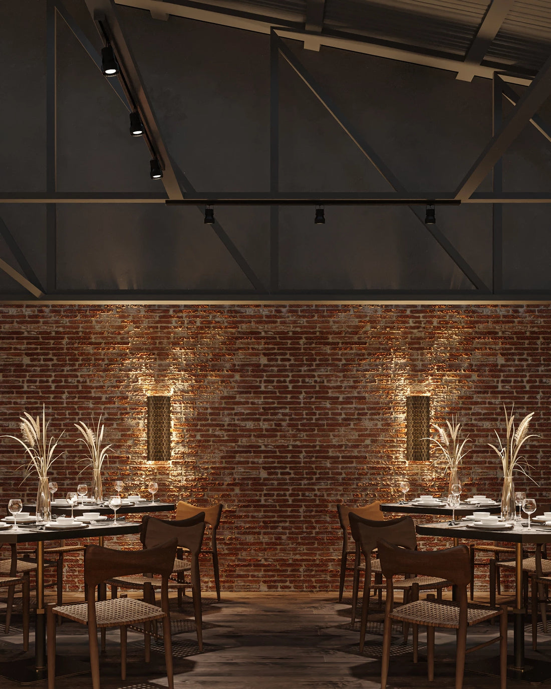 PU 3D Faux Stone Wall Panels Red Brick Wall Panel Imitation Stone Wall Panel