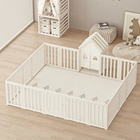 Simple Baby Playpen Variable Storage Cabinet Indoor Play Yard Playpen