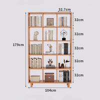 Solid Wood Bookshelf Lattice Cabinet, Multi-Layer Free Combination Shelf Storage Display Rack for Living Room, Free Combination Bookcase