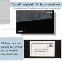 Modern Square Coffee Table with 4 Hidden Storage Compartments, UV High-Gloss Design for Living Room