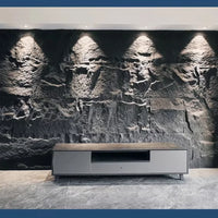 PU Mushroom Stone Cultural Stone Panel 3D PU Panel Cement Gray