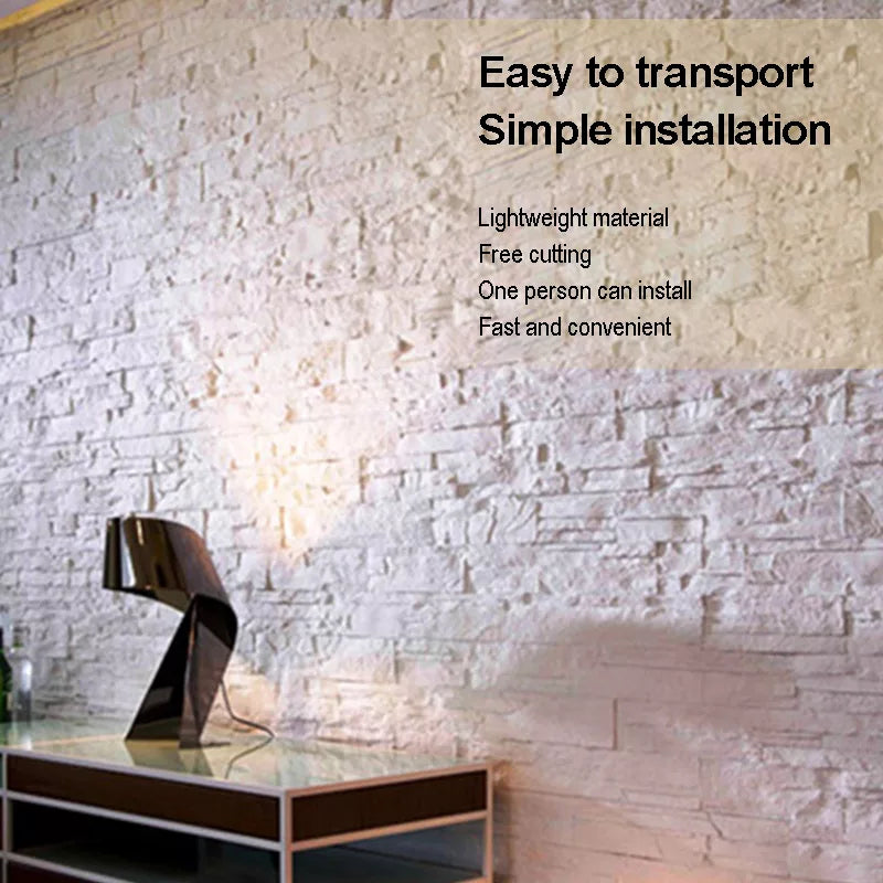 Stone Wall Panels PU 3D Strip Rock 3d Wall Panels-Strip Rock