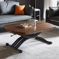 Multifunctional Lift-Top Coffee Table and Dining Table - Space-Saving Design for Small Apartments, Adjustable Height with Easy Lift Mechanism, Eco-Friendly Solid Wood, SGS Certified Safety for Durable Use