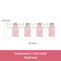 Wall Panels â Cushioned Wall StickersďźCartoon animal wall decals, soft wall panels for child safety protection.