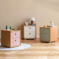 Bedside Table Wooden Nightstand Modern Bedside Storage Cabinet Bedroom Home Small Children's Storage Cabinet Bedroom Furniture