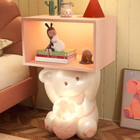 Modern Kids Nightstands with Drawers Wood Build