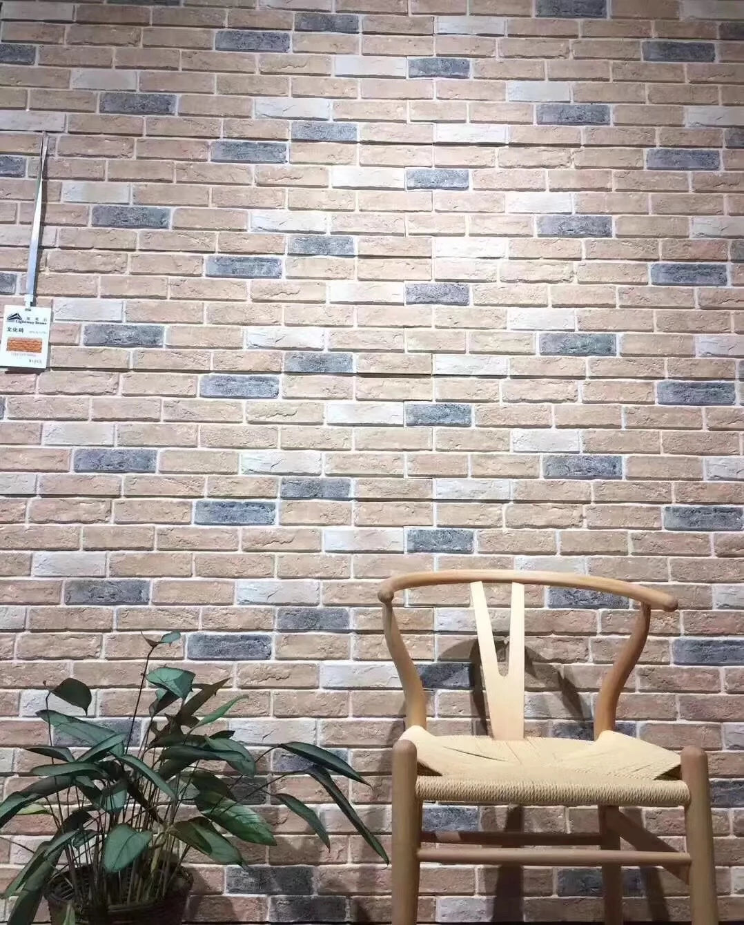 PU 3D Faux Stone Wall Panels Red Brick Wall Panel Imitation Stone Wall Panel