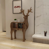 Creative Kids Bookshelf Wooden elk Animal Bookshelf