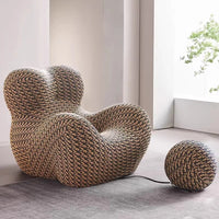 Single Sofa Chair, Minimalist Living Room Lazy Sofa Single Seat Creative Hydrangea Lounge Chair