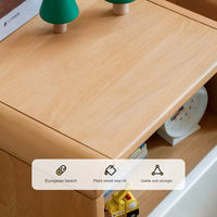 Beech Solid Wood Kid's Creative Nightstand