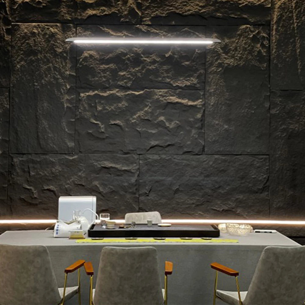 PU Mushroom Stone Cultural Stone Panel 3D PU Panel Gold