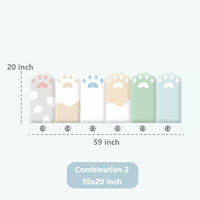 Anti-Collision Wall Stickers 3D Cartoon Anti-Collision Wall Sticker, Baby Room Warm Soft Bag, Tatami Wall, Bedside Wall Panel