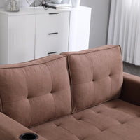 Folding Futon Sleeper Sofa with Pull Out Couch Bed,Modern Velvet Loveseat Sleeper Convertible to Full Size Floor Couches Bed for Living Room Bedroom Small Space