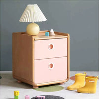 Bedside Table Wooden Nightstand Modern Bedside Storage Cabinet Bedroom Home Small Children's Storage Cabinet Bedroom Furniture