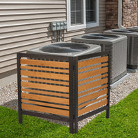 Outdoor Air Conditioner Fence Screen, Outside Wood Privacy Fence