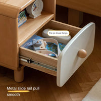 Beech Solid Wood Kid's Creative Nightstand