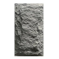 PU Mushroom Stone Cultural Stone Panel 3D PU Panel Cement Gray