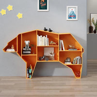 Modern Animal Bookshelf Metal Bookshelf Living Room Storage Shelf Childrens Bookshelves