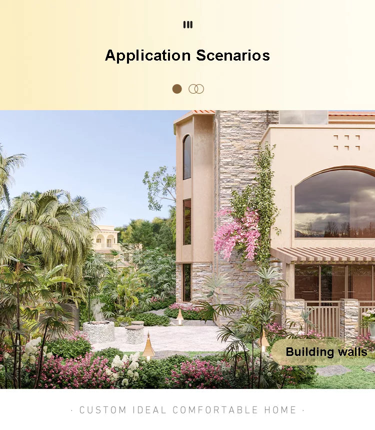 Stone Wall Panels PU 3D Strip Rock 3d Wall Panels-Strip Rock