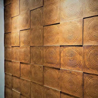 Indoor Faux Brick Wall Panels 3D Wall Panels – Growth Ring Tree Bionic Tree Appearance