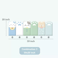 Anti-Collision Wall Stickers 3D Cartoon Anti-Collision Wall Sticker, Baby Room Warm Soft Bag, Tatami Wall, Bedside Wall Panel