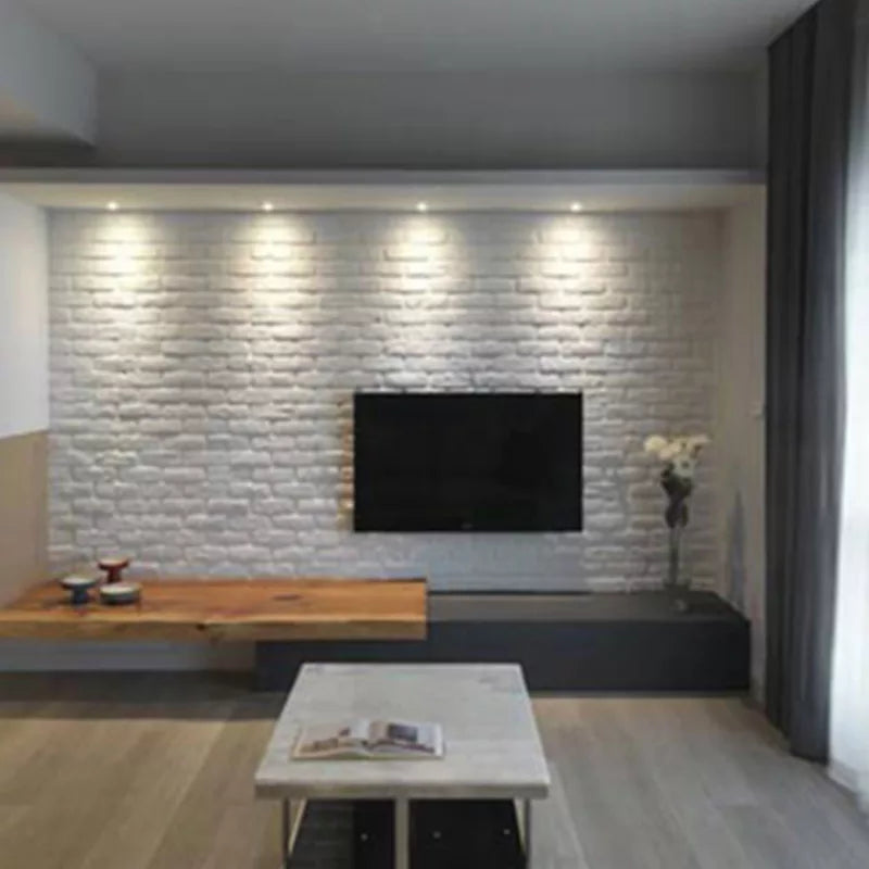 PU 3D Faux Brick Wall Panels Red Brick Wall Panel Imitation Stone Wall Panel