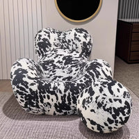 Single Sofa Chair, Minimalist Living Room Lazy Sofa Single Seat Creative Hydrangea Lounge Chair