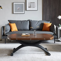 Multifunctional Lift-Top Coffee Table and Dining Table - Space-Saving Design for Small Apartments, Adjustable Height with Easy Lift Mechanism, Eco-Friendly Solid Wood, SGS Certified Safety for Durable Use