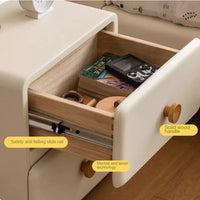 Organie Leather Cream StyleKids Nightstand